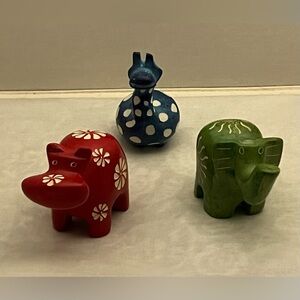 Stone Figurines Animas Set Of 3